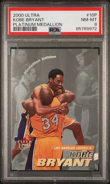 2000-01 Fleer Ultra Kobe Bryant Platinum Medallion #10P card image