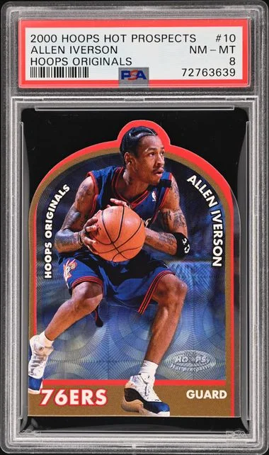 2000-01 Panini Hoops Allen Iverson Hot Prospects Hoops Originals #10 card image