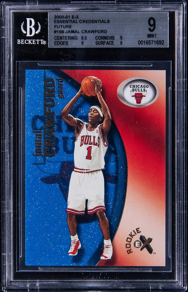 2000-01 SkyBox E-X Jamal Crawford Essential Credentials Future #108 card image
