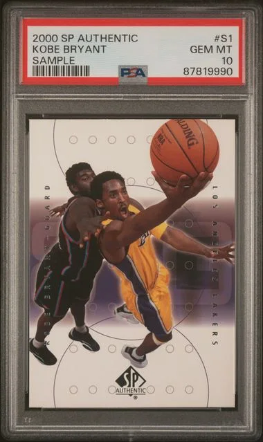 2000-01 SP Authentic Kobe Bryant Sample #S1 card image