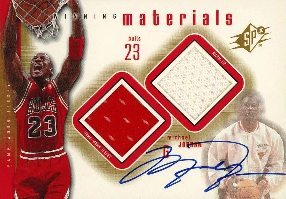2000-01 SPx Michael Jordan Winning Materials #MJA1 card image