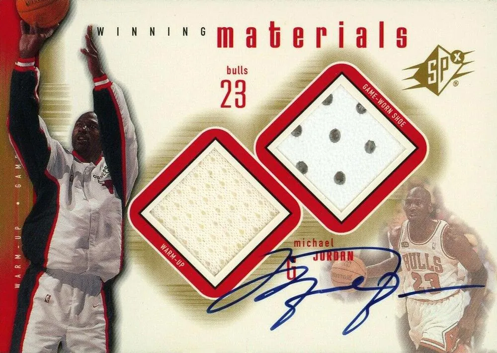 2000-01 SPx Michael Jordan Winning Materials #MJA2 card image
