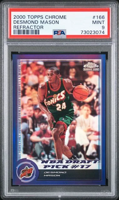 2000-01 Topps Chrome Desmond Mason Refractor #166 card image