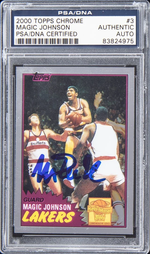 2000-01 Topps Chrome Magic Johnson #3 card image