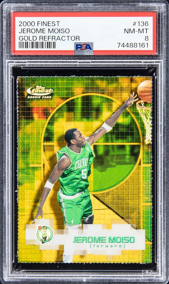 2000-01 Topps Finest Jerome Moiso Gold Refractor #136 card image