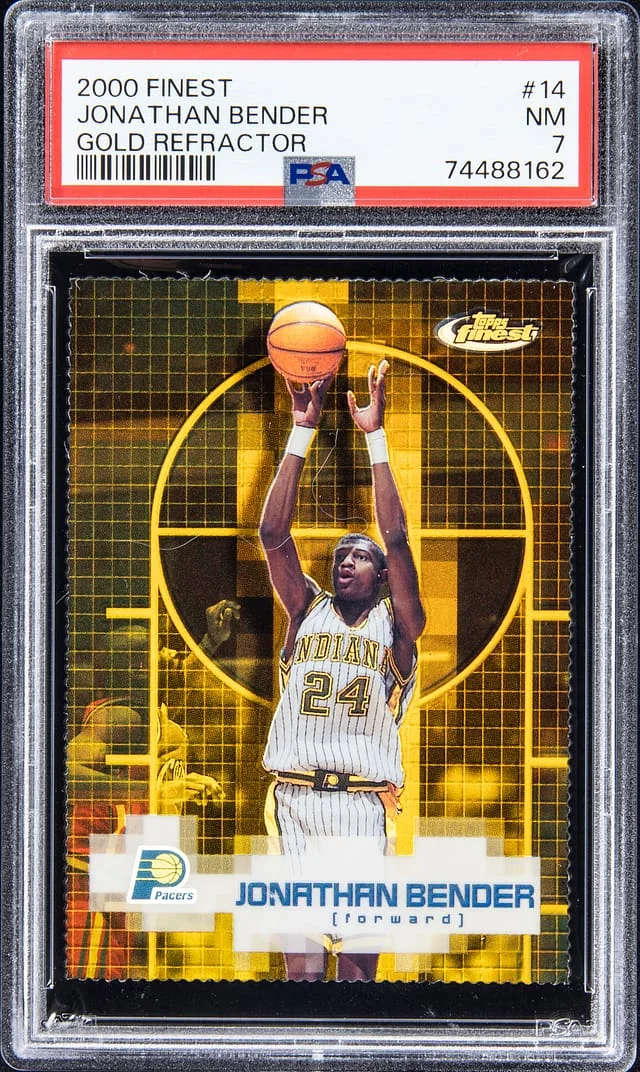 2000-01 Topps Finest Jonathan Bender Gold Refractor #14 card image