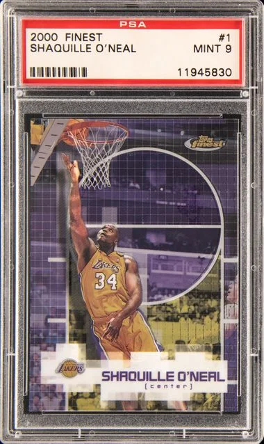 2000-01 Topps Finest Shaquille O'Neal #1 card image