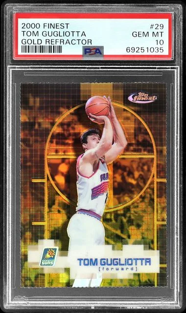 2000-01 Topps Finest Tom Gugliotta Gold Refractor #PHO-F29 card image
