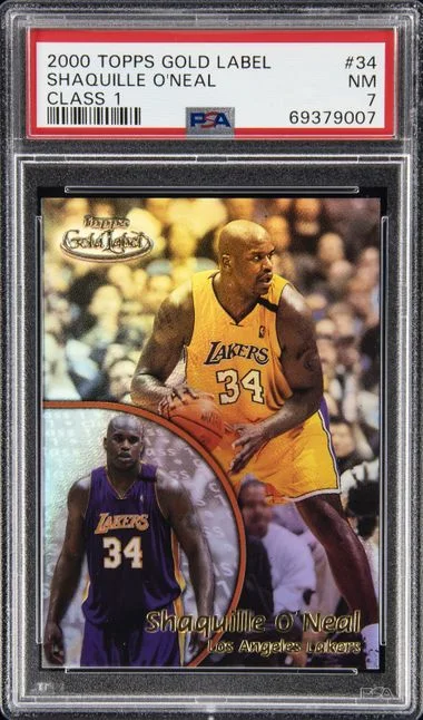 2000-01 Topps Gold Label Class 1 Shaquille O'Neal #34 card image