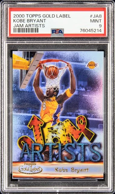 2000-01 Topps Gold Label Kobe Bryant Jam Artists #JA8 card image