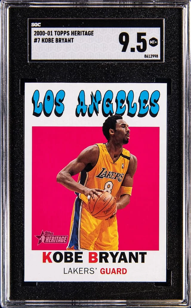 2000-01 Topps Heritage Kobe Bryant #7 card image