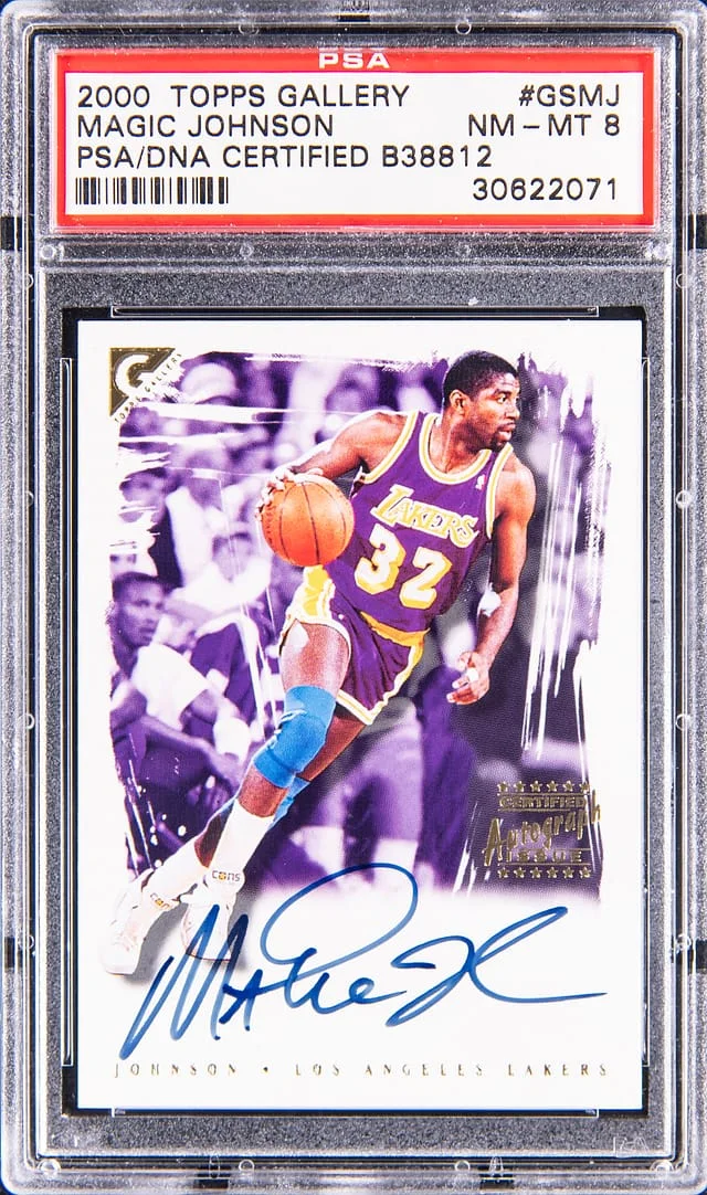 2000-01 Topps Magic Johnson Gallery #GS-MJ card image