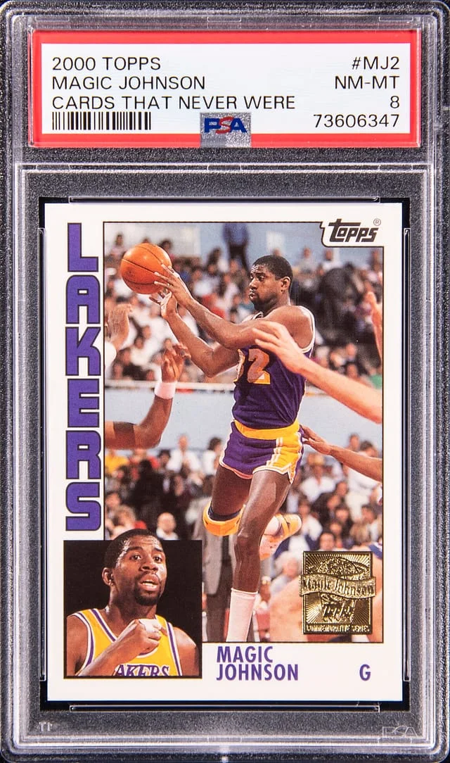 2000-01 Topps Magic Johnson Reprint Cards That Never Were #MJ2 card image