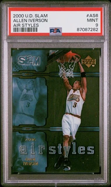 2000-01 Upper Deck Allen Iverson Slam Air Styles #AS6 card image