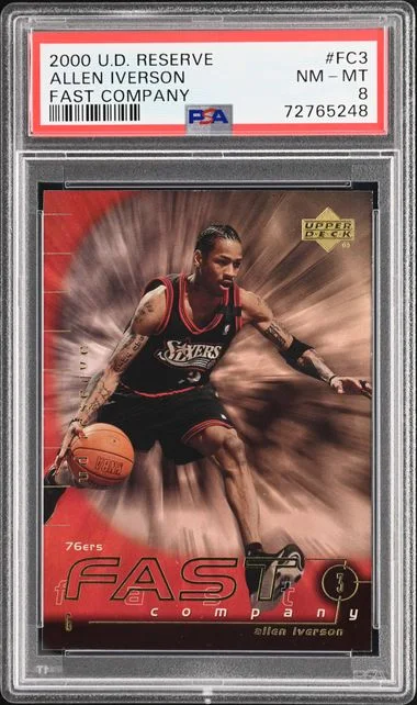 2000-01 Upper Deck Allen Iverson Reserve Fast Company #FC3 card image