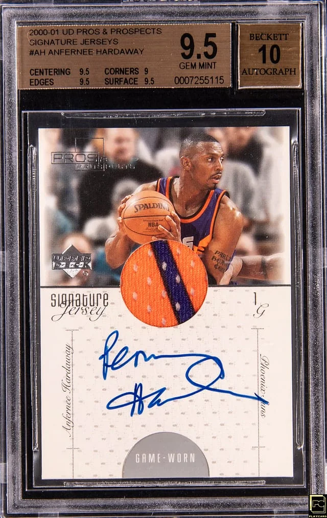 2000-01 Upper Deck Anfernee Hardaway Pros & Prospects Signature Jerseys #AH card image