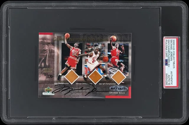 2000-01 Upper Deck Collectibles Game Championship Floors Michael Jordan #no-number card image