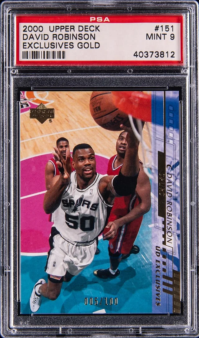 2000-01 Upper Deck David Robinson Exclusives Gold #151 card image