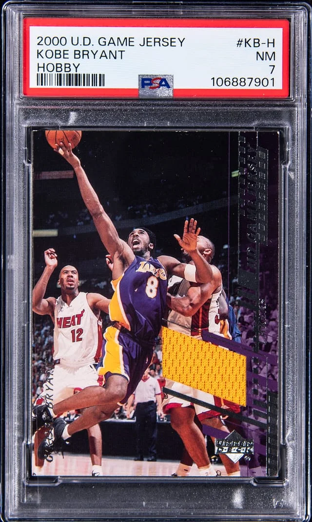 2000-01 Upper Deck Game Jersey Kobe Bryant Game-Used Hobby #KB-H card image