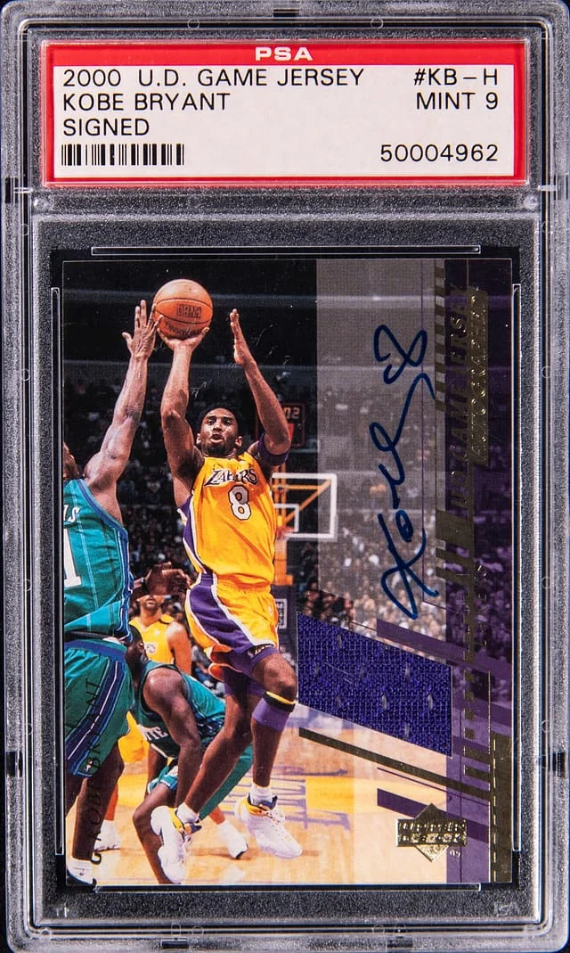 2000-01 Upper Deck Game Jersey Kobe Bryant Signed #KB-H card image