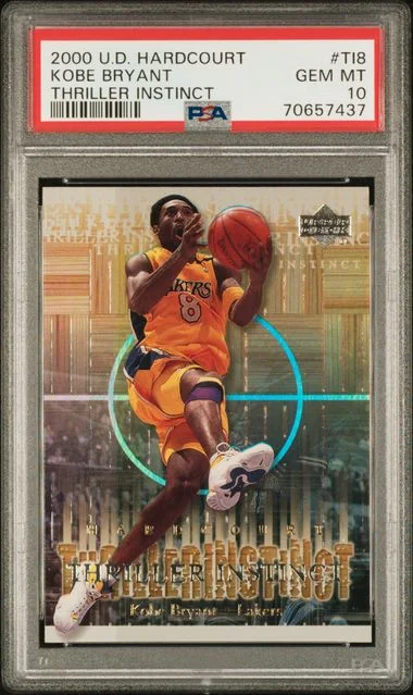 2000-01 Upper Deck Hardcourt Kobe Bryant Thriller Instinct #TI8 card image