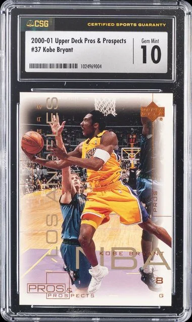 2000-01 Upper Deck Kobe Bryant Pros & Prospects #37 card image