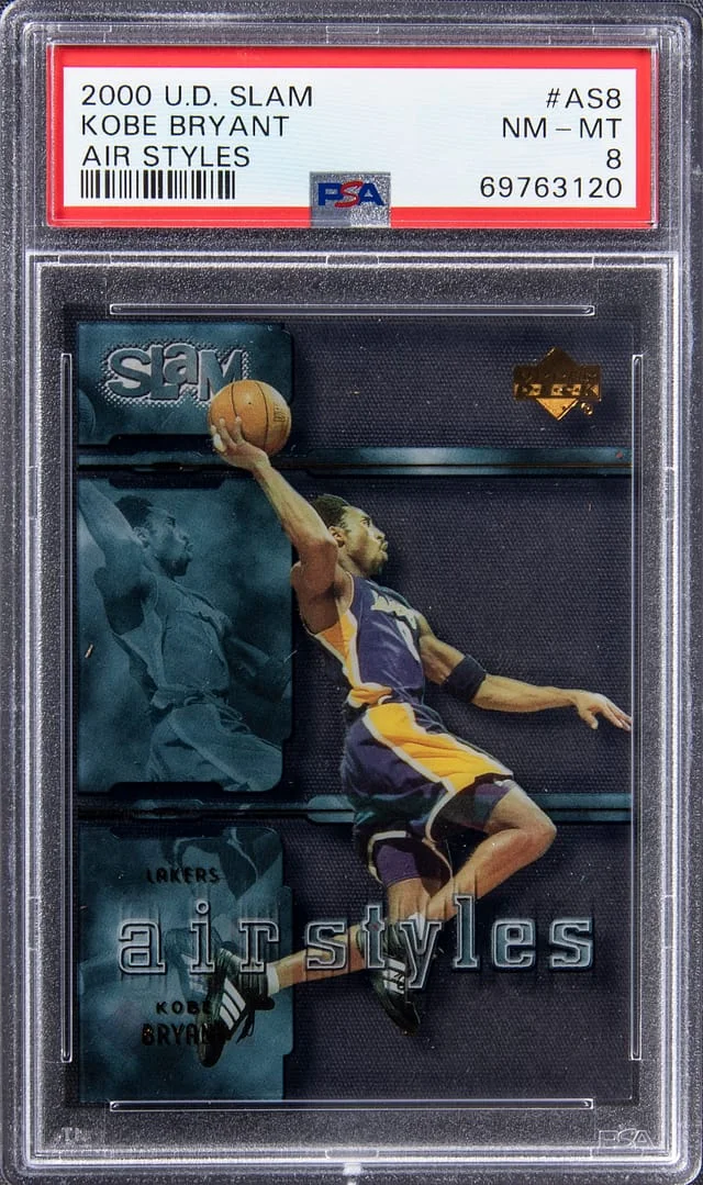 2000-01 Upper Deck Kobe Bryant Slam Air Styles #AS8 card image