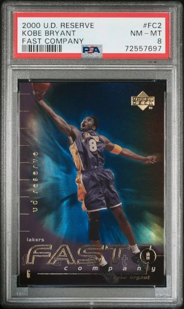 2000-01 Upper Deck Kobe Bryant Reserve Fast Company #FC2 card image