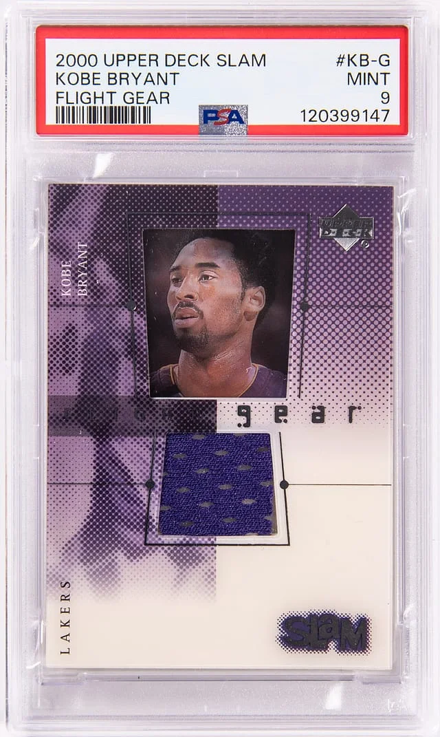 2000-01 Upper Deck Kobe Bryant Slam Flight Gear #KB-G card image