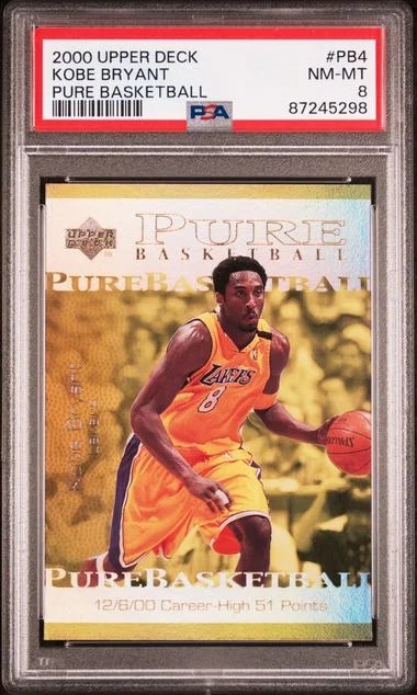 2000-01 Upper Deck Kobe Bryant Pure Basketball #PB4 card image