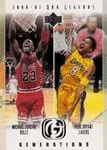 2000-01 Upper Deck Legends Michael Jordan Generations #G1 card image