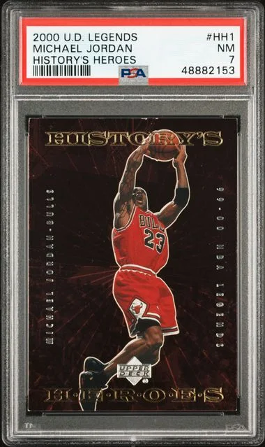 2000-01 Upper Deck Legends Michael Jordan History's Hero History's Heroes #HH1 card image