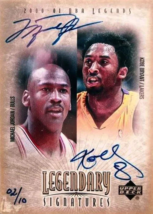 2000-01 Upper Deck Legends Michael Jordan Legendary Signatures #MJ-KB card image