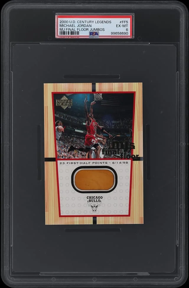 2000-01 Upper Deck Michael Jordan Century Legends MJ Final Floor Jumbo #FF5 card image