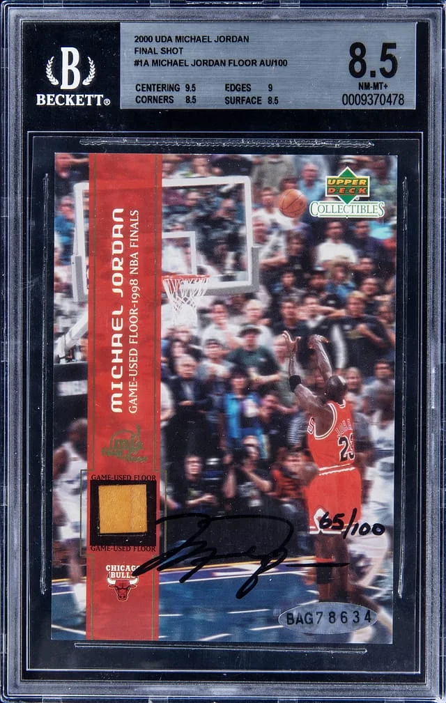 2000-01 Upper Deck Michael Jordan Final Shot Michael Jordan #no-number card image
