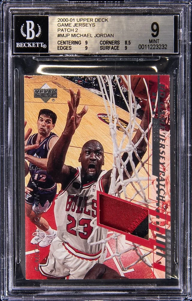 2000-01 Upper Deck Michael Jordan Game-Used Game Jerseys Patch 2 #MJ-P card image