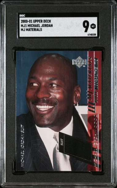 2000-01 Upper Deck Michael Jordan MJ Materials Suit #MJ1 card image