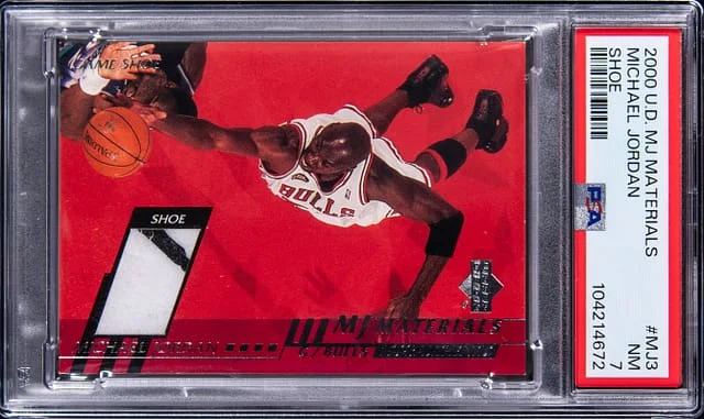 2000-01 Upper Deck Michael Jordan MJ Materials Shoe #MJ3 card image