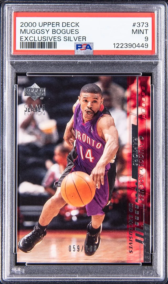 2000-01 Upper Deck Muggsy Bogues Exclusives Gold #373 card image