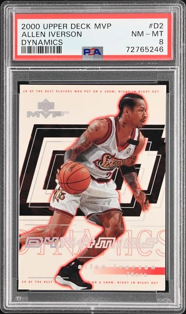 2000-01 Upper Deck MVP Allen Iverson Dynamics #D2 card image