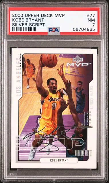 2000-01 Upper Deck MVP Kobe Bryant Silver Script #77 card image