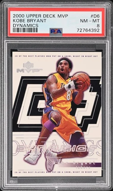2000-01 Upper Deck MVP Kobe Bryant Dynamics #D6 card image