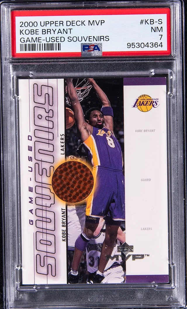 2000-01 Upper Deck MVP Kobe Bryant Game-Used Souvenirs #KB-S card image