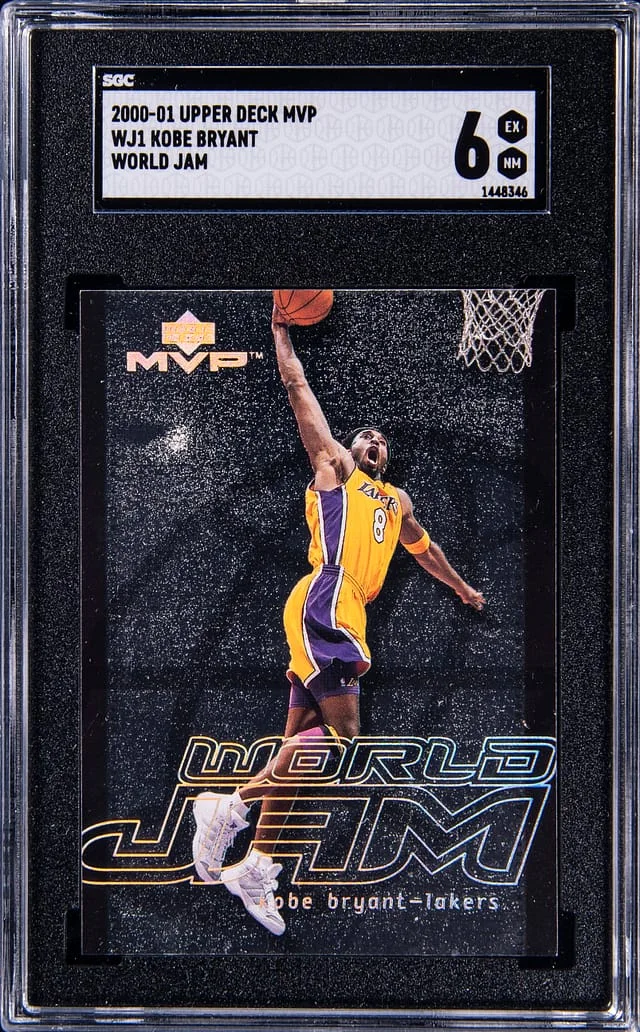 2000-01 Upper Deck MVP Kobe Bryant World Jam #WJ1 card image