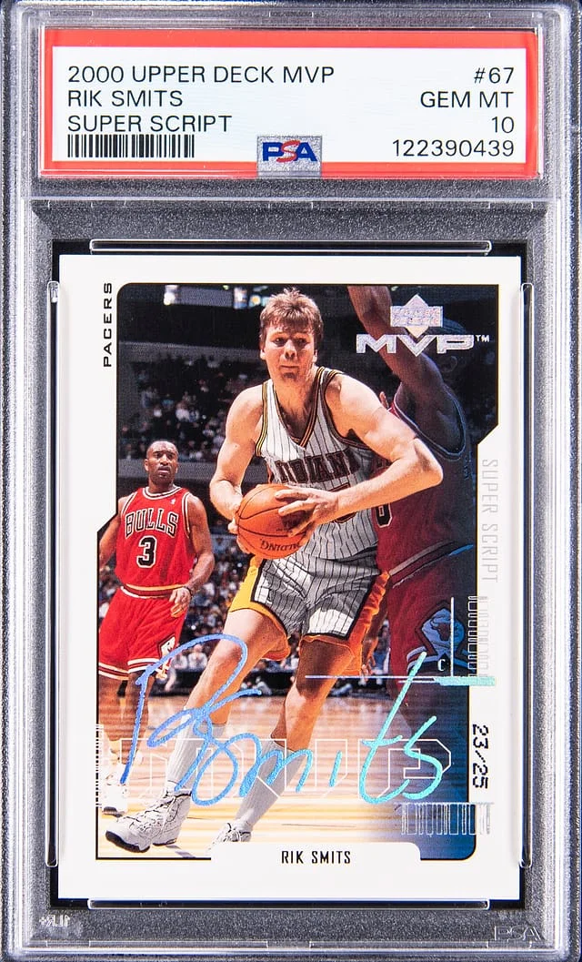 2000-01 Upper Deck MVP Rik Smits Super Script #67 card image