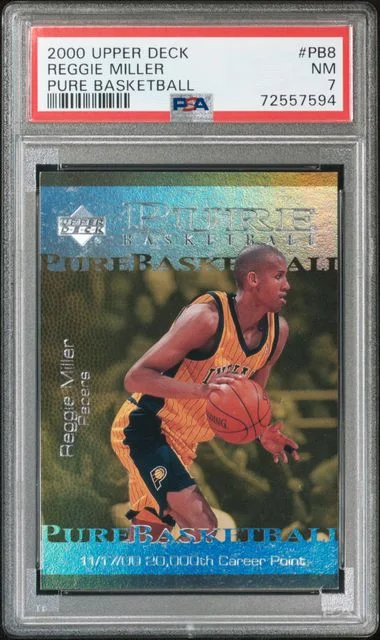 2000-01 Upper Deck Reggie Miller Pure Basketball #PB8 card image