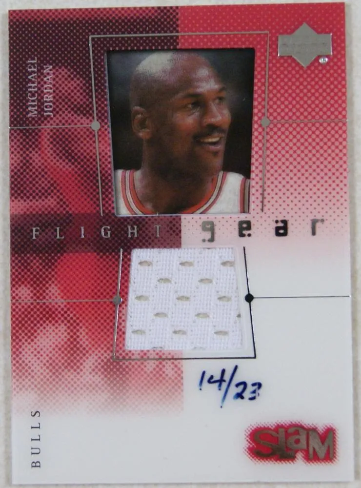 2000-01 Upper Deck Slam Michael Jordan UD Flight Gear #MJ-G card image