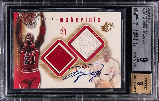 2000-01 Upper Deck SPx Michael Jordan Winning Materials #MJA1 card image