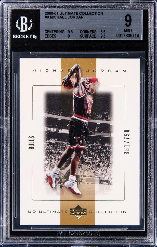 2000-01 Upper Deck Ultimate Collection Michael Jordan #8 card image