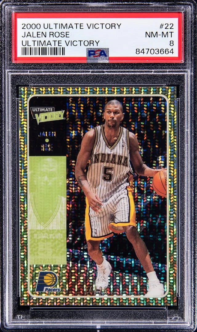 2000-01 Upper Deck Ultimate Victory Jalen Rose #22 card image